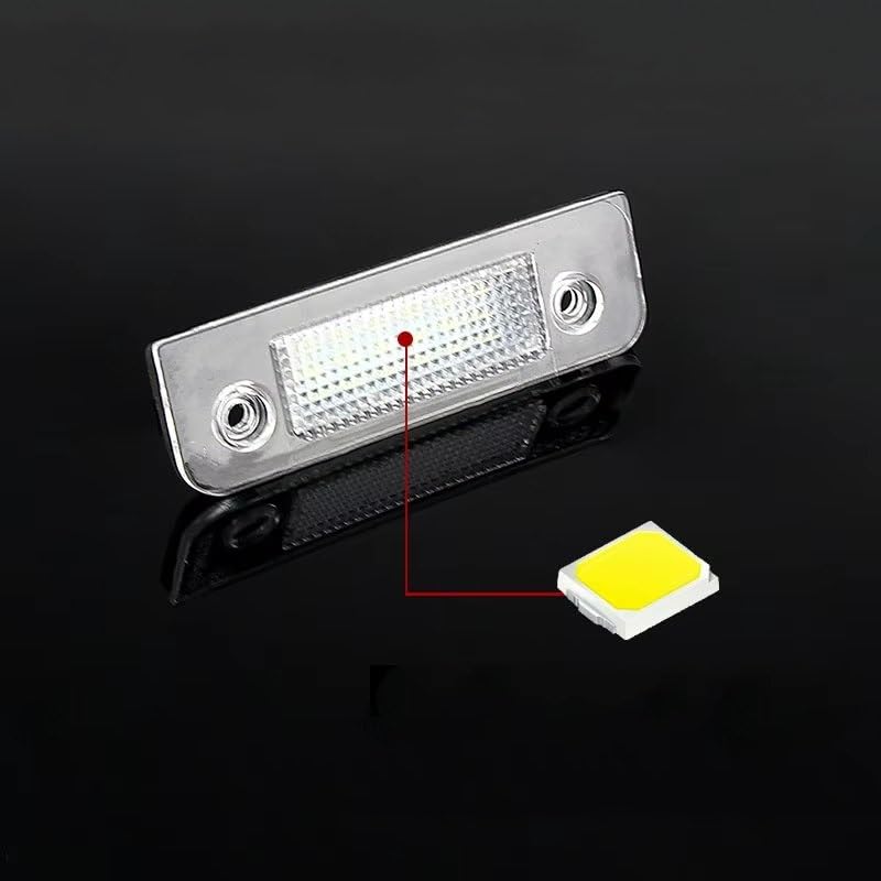 Luz de matrícula trasera lámpara de coche compatible con Ford Mondeo MK2 1996 2