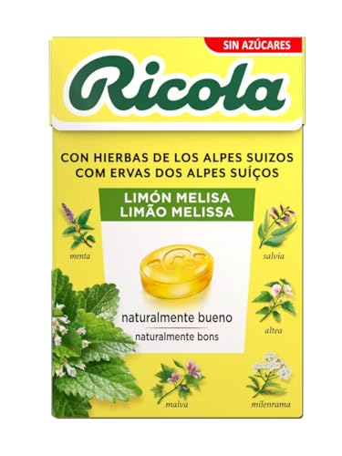 Ricola Caramelos melisa de limón sin azúcar 50 g