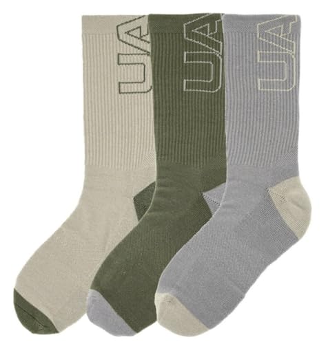 Under Armour UA Phenom Men's Socks, 3 Pairs, One Size Fits 8-132