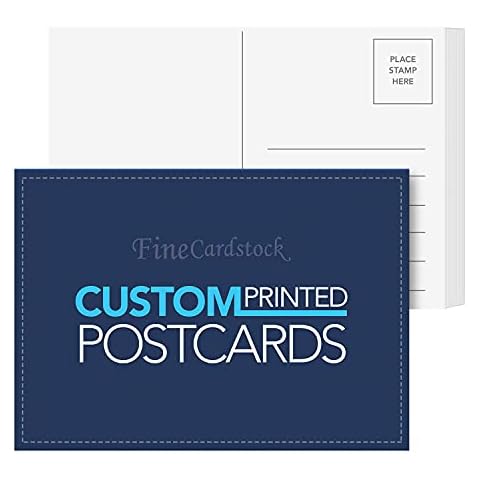 S Superfine Printing 5" x 7" Custom Printed Postcards Cover