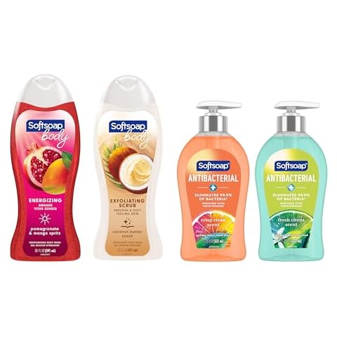 Softsoap 4-Piece Body Wash and Hand Soap Set Cover