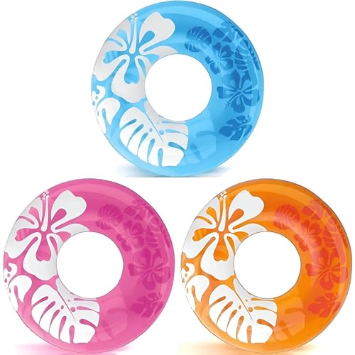 Image of Printed Swimming Ring Swim Tube for Kids Adult Woman 9+ Years 36 inch