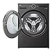 LG WM6700HBA 5.0 Cu. Ft. Black Steel Front Load HE Stackable Smart Washer
