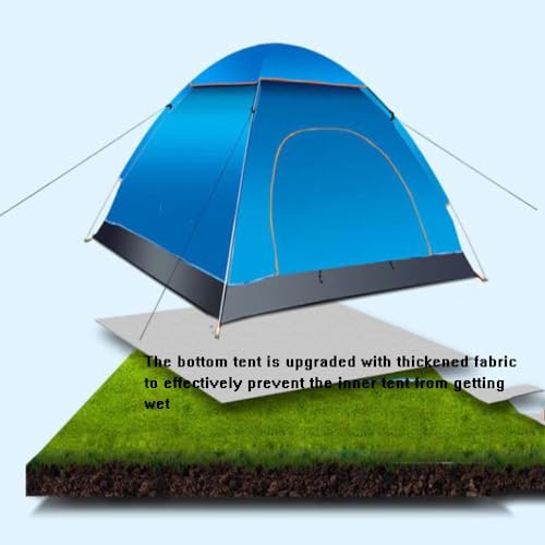 Carpa playa automática para 3-4 personas naranja miniatura 2