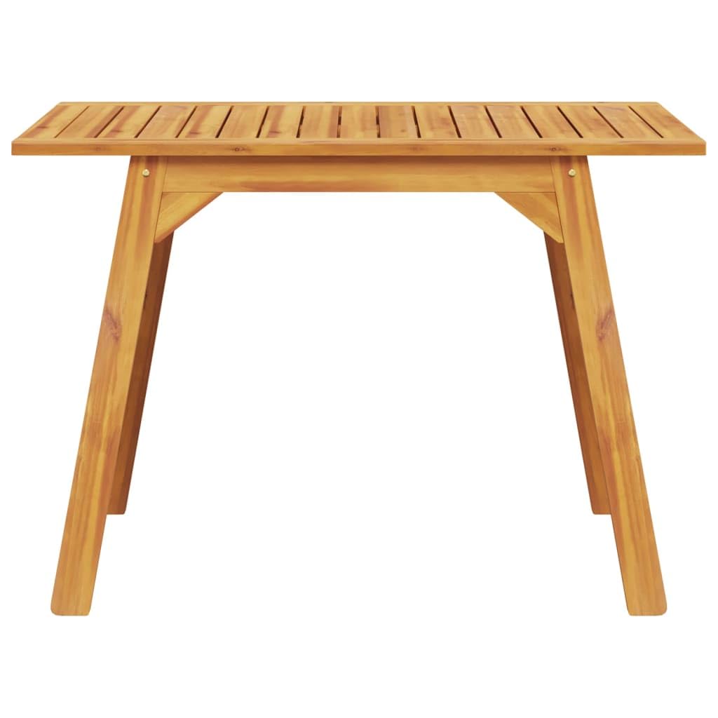 Stół ogrodowy 110 x 56 x 75 cm, wykonany z litego drewna akacjowego, odporny na warunki atmosferyczne, składany, na taras, balkon, do ogrodu, na stół do jadalni na zewnątrz