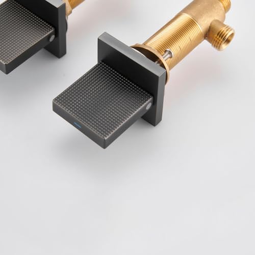 Robinet de lavabo 3 trous à double commande pour un dosage parfait chaud froid