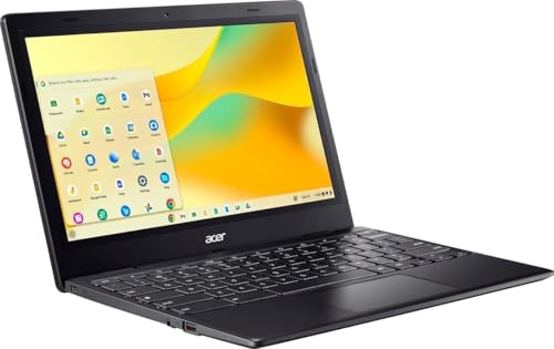 Image of Acer 311 Chromebook Laptop for Student Business, Dual-Core Intel N4500 Processor, 11.6 inch HD Display, 4GB RAM, 64GB Storage, Webcam WiFi, Long Battery, Chrome OS- Black, Wireless Earphone