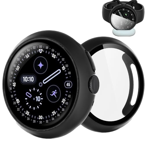 Yaodle For Pixel Watch 4 45mm Jo[ Pixel Watch 4 یP[X [d\ PCf KXtB̌^ Sʕی d\ ho {Ɏq LYh~ y(45mm,ubN)