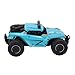 1/20 4WD Macchinina, Pneumatico in gomma con motivo mimetico RC Mappatura dei rilievi dei pneumatici per auto Presa forte per adolescenti per attività di gruppo(ciano)