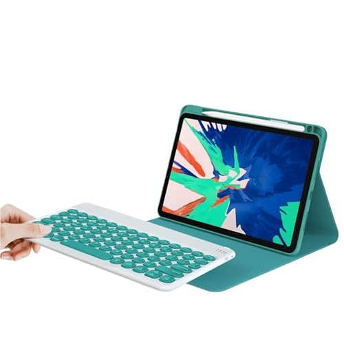Étui en Silicone avec Fente Stylo iPad Pro 11 Vert Foncé Chic - 5