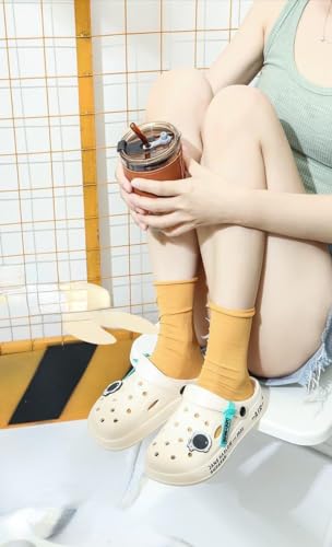 Slippers for Women Pantuflas Para Mujer Cute Smile Face Slides Sandals for Summer (10,Duck-B)4