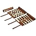 Produktbild Philos 2801 - Reise-Schach-Backgammon-Dame-Set, aus Kunstleder zum Rollen, Feld 25mm