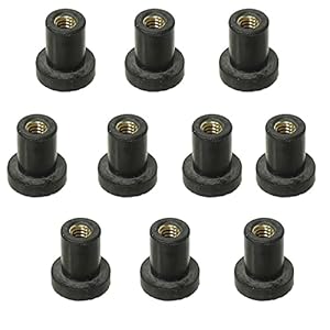 Spi, Sm-07404, 10 Pack Of Wellnut Grommets Well Nuts For Polaris Replaces Oem# 7541923 1