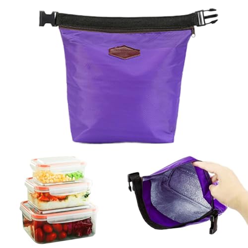 Sagni da pranzo isolati perdite piccola sacca di raffreddamento con fibbia ＆ manico sacchetto fresco della borsa termica impermeabile mantenere i cibi caldi/freschi per 2-4 ore per il viaggio da