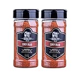 Kit com 2 sais dry rub original 300g quality beef - tempero defumado