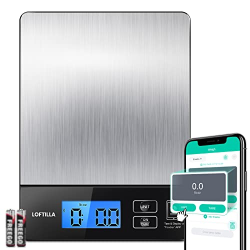 Buy Loftilla Digital Food Scale for Weight Loss, Smart Kitchen Scale