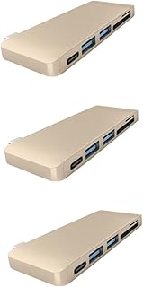 UKCOCO 3pcs 5 Adapter USB c hub Docking Station Multi- Port USB Type- c hub Type c hub USB 3.0 hub USB hub