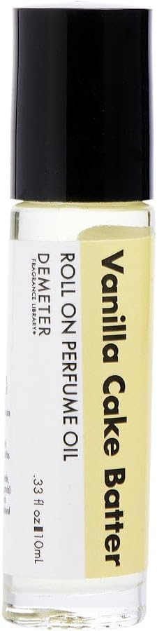 Demeter Vanilla Cake Batter for Women Roll On Perfume Oil, 0.33 Ounce