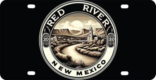 Red River New Mexico Souvenir Car and Home Decoration Metal License Plate