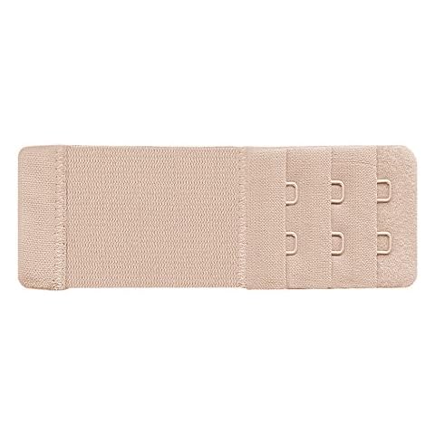 Alargador de sujetador de 2 corchetes color carne Cover