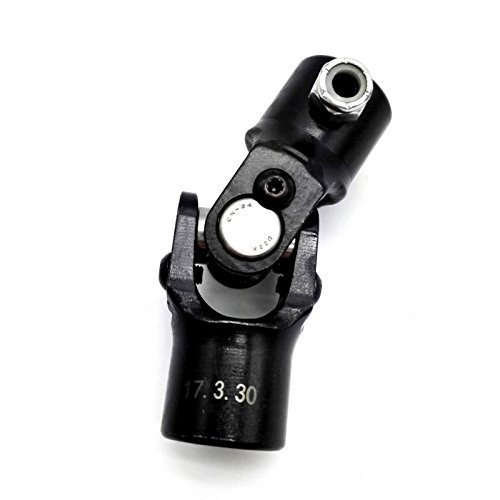 JSD SJU023 3/4"DD X 3/4" Round Black Single Powder Coated Universal Steering Shaft U Joint New