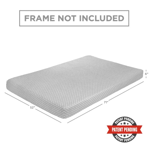 Milliard Memory Foam Futon Mattress – Full Size (Frame Not Included) (Light Grey) Milliard Memory Foam Futon Mattress – Full Size (Frame Not Included) (Light Grey)