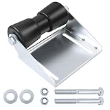 DTNESS 8 Inch Boat Trailer Rollers with Panel Brackets Assembly, Keel Roller Assembly Kit with Roller Shaft and Bracket for Boat Trailer