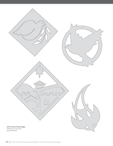 image for 340 Christian & Inspirational Patterns for Scroll Saw Woodworkers, Thi