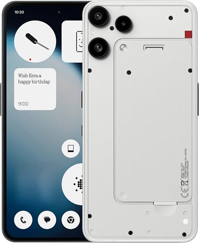 Nothing Phone (3a) Lite 5G (White, 8GB RAM, 128GB Storage) | 6.77' 120Hz AMOLED Display | MediaTek Dimensity 7300 Pro | 50MP OIS Camera | 5000mAh...