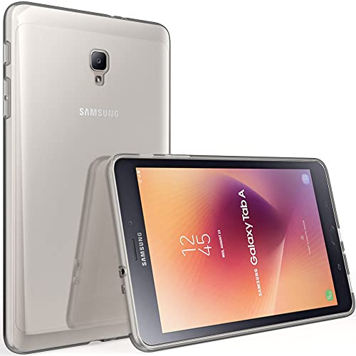 Puxicu Clear Case for Galaxy Tab A 8.0 2017, Slim Design Flexible Soft TPU Protective Cover for Samsung Galaxy Tab A 8' inch SM-T380/T385 2017 Release Tablet, Transparent
