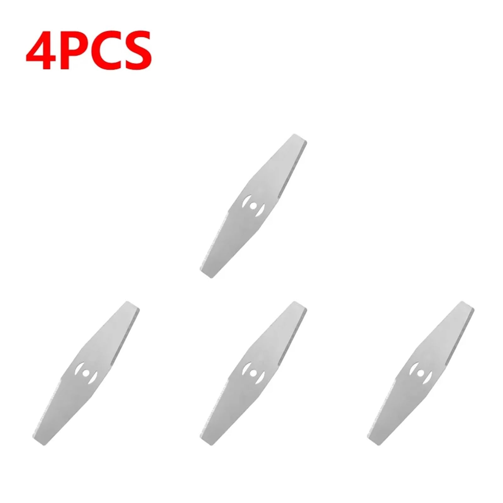Cuchillas de Repuesto for Cabezal de cortacésped de Metal, Accesorios for cortacésped, Herramientas eléctricas for jardín doméstico, 1 Unidad(4PCS)