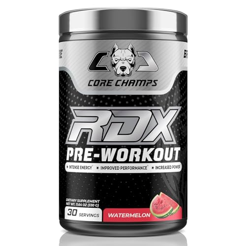 Image of Pre Workout Powder for Men & Women | Enhanced Energy, Focus, & Pumps + Cognitive Enhancers | 300mg Caffeine | 30 Servings (Watermelon)