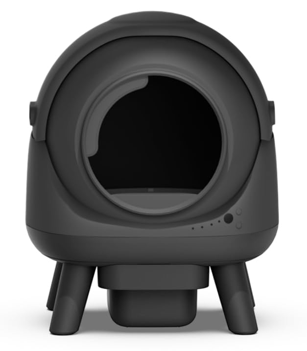 Self Cleaning Litter Box Includes Trash Bags, Grey01