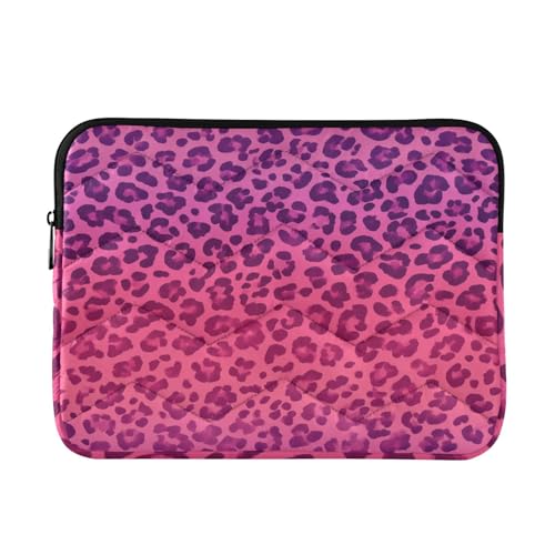 Funda para portátil ALAZA Leopard rosa 13-14 pulgadas miniatura 1
