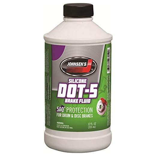Johnsen's 7012-6 Silicone DOT-5 Brake Fluid - 12 oz.