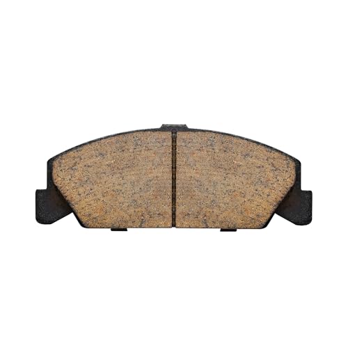 Image of Detroit Axle - Front Brake Pads for 1988-2000 Honda Civic 1984-1985 Accord | 1988-1991 CRX 1993-1997 Civic Del Sol Ceramic Brake Pads w /Hardware Replacement