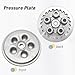Clutch Center Hub & Pressure Plate with Pusher Rod Ball Kit Compatible with Yamaha Blaster 200 YFS200 (1988-2006)/ Replaces OEM# 37F-16371-01-00, 37F-16351-00-00
