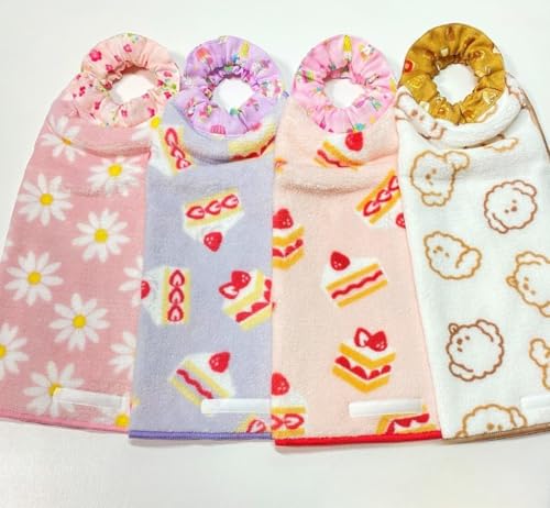 M4枚タオルエプロン おりこうエプロン おりこうタオル 保育園エプロンスタイ