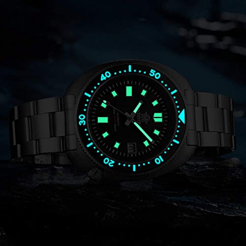 ADDIESDIVE Herren Automatische Uhr Taucheruhr Analog wasserdichte Uhren Edelstahl Armband H8