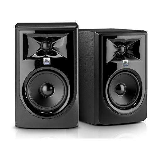 Jbl 305P Mkii Powered 5-Inch Two-Way Studio Monitor (2-Pack) Bundle With Monitor Stands (3 Items) #TOP5