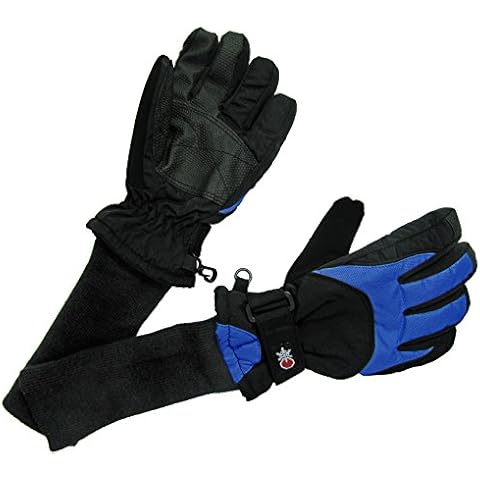 Tundra Boots Kids Unisex Snowstoppers Gloves Black/Blue Gloves MD Cover