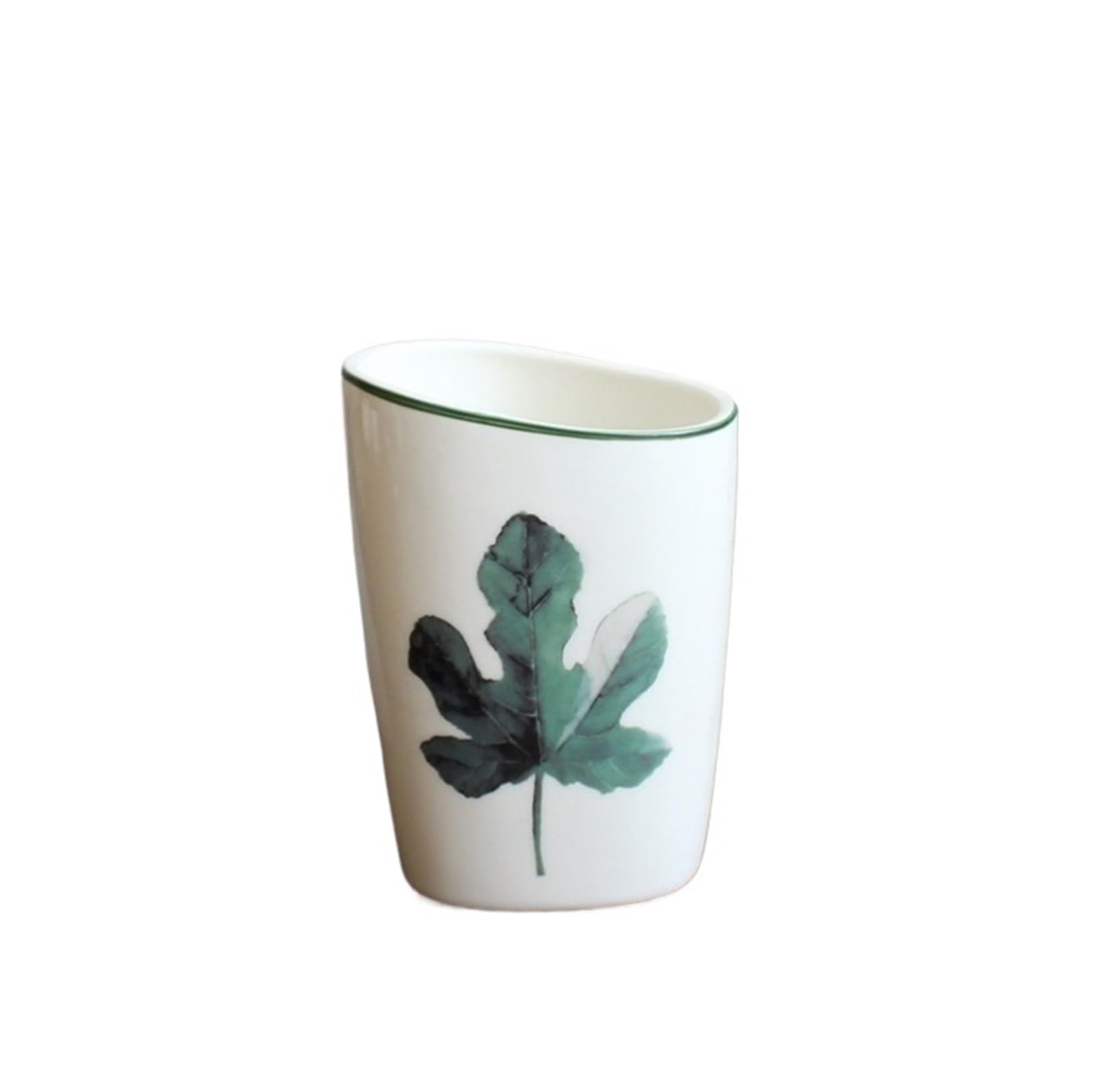 Conjunto de accesorios de baño de cerámica nórdica blanca con soporte de plantas