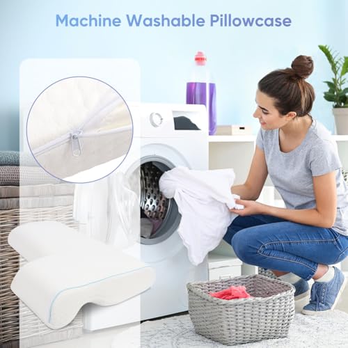 Almohada de espuma viscoelástica con orificio para brazo miniatura 4