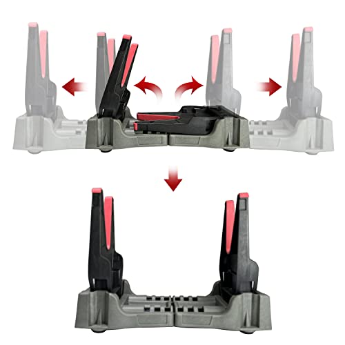 ATFLBOX Waffen Reinigungsständer Kompakter Gewehr-Schrotflinten Reinigungsständer, Bank und Ständer für Gewehre, Zubehör für Handfeuerwaffen, Ständer für Luftgewehre und Reinigung