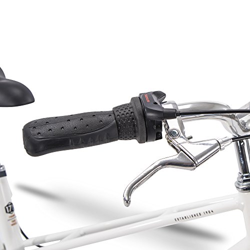 700c Royce Union RMX Womens 3-Speed Commuter Bike, 17" Aluminum Frame, White - Thumbnail 3
