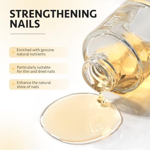 GAOY Cuticle Oil, 20ml Cuticle Care Strengthener Oil, Repair for Damaged Nails, Moisturizing to Promote Nail Growth