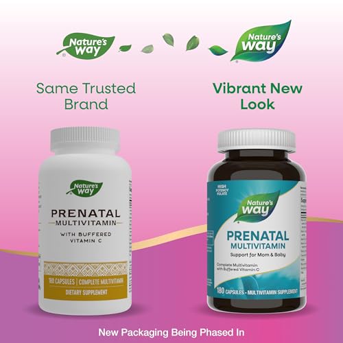 Nature's Way Prenatal Multivitamin, 23 Vitamins & Minerals, 180 ct - image 2