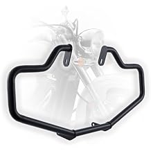 Mustache Crash Bar Engine Guard Highway Freeway BarCompatible with Suzuki Volusia Boulevard 800 C50 M50 2000-21 Black