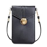 COMPATIBLE AVEC LES TÉLÉPHONES MOBILES À GRAND ÉCRAN: Le sac mesure 12 x 20 cm . Il est parfait pour les promenades quotidiennes ou les voyages où vous ne souhaitez pas emporter un sac à main lourd.