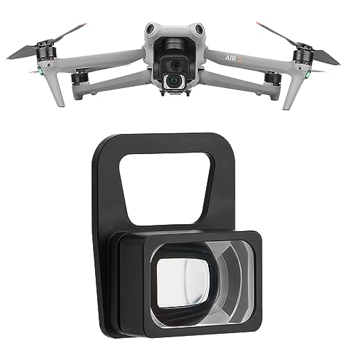Wide Angle Lens for DJI AIR 3, 35% Wider Field of View, External Professional Aluminum Alloy Wide-Angle Optical Lens Filter Accessories